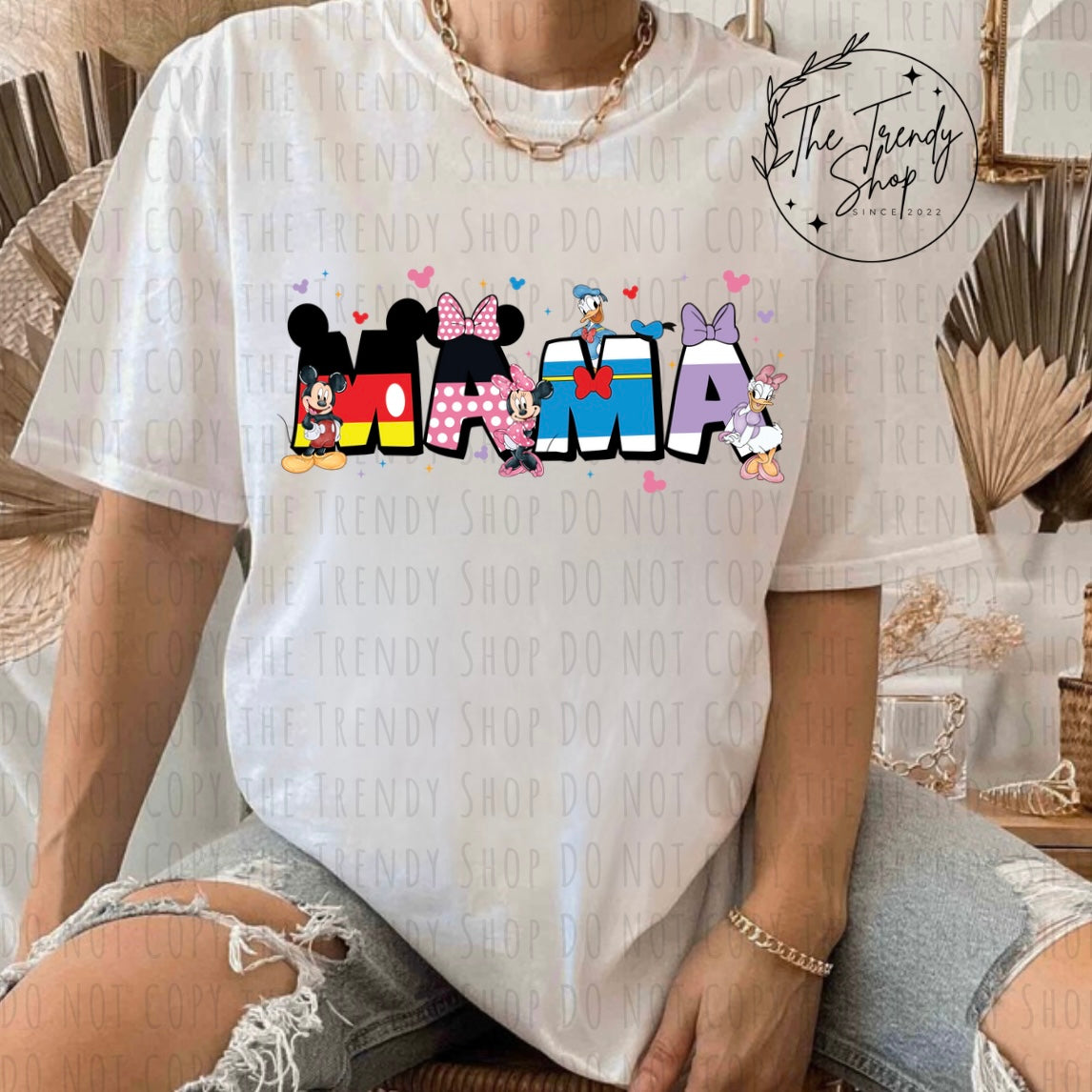CHARACTER MAMA TEE OR CREW