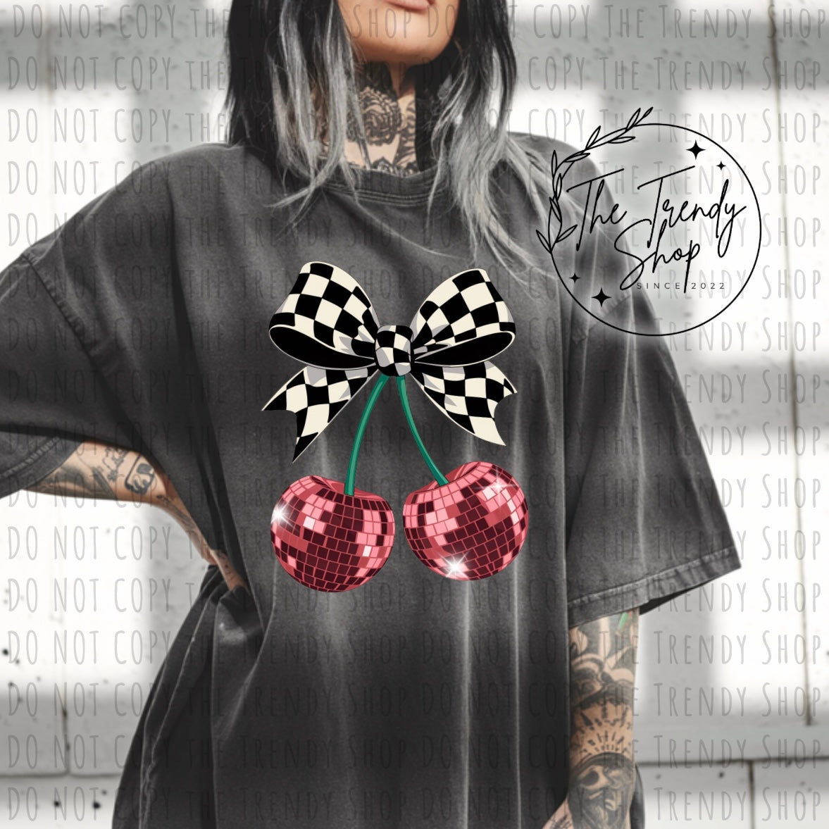 CHERRY PRINTED CC TEE