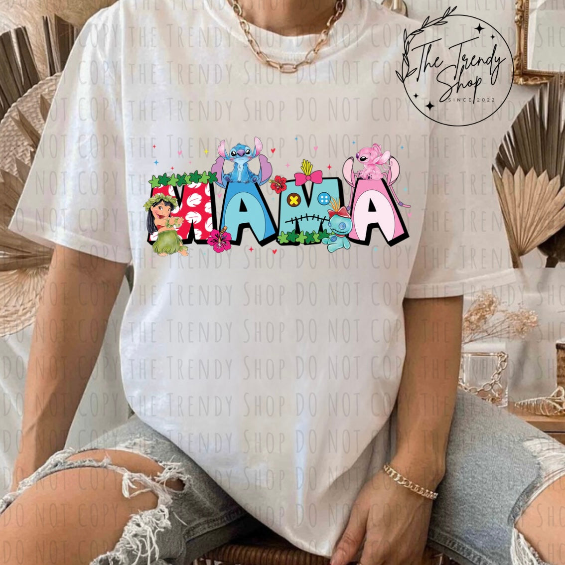 CHARACTER MAMA TEE OR CREW