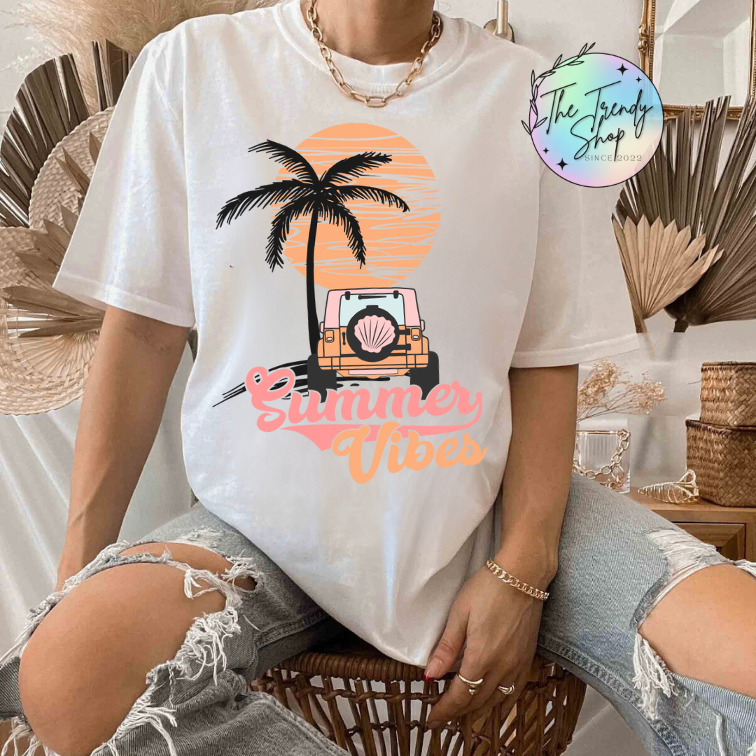 SUMMER VIBES TEE OR CREW