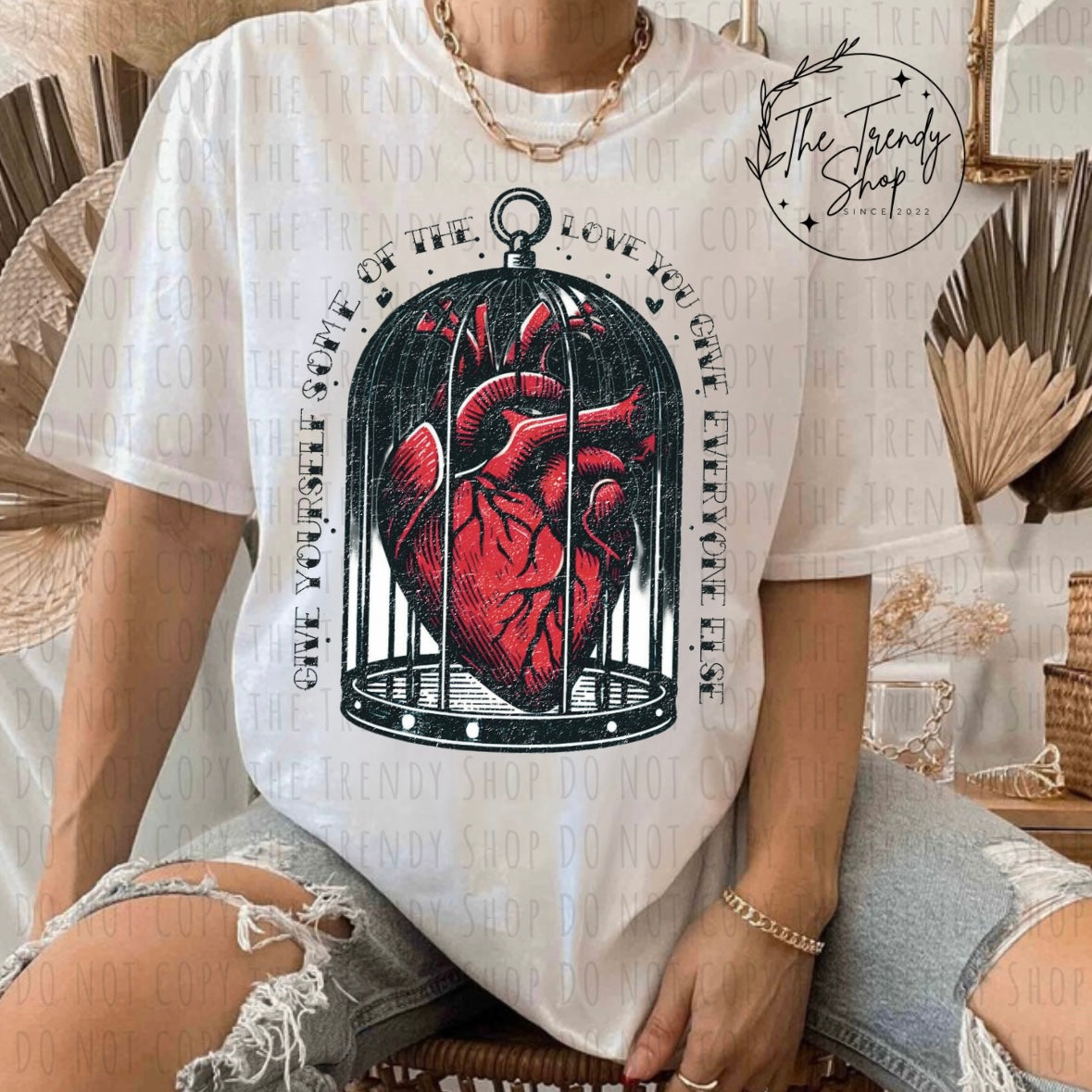 GIVE YOURSELF TEE OR CREW