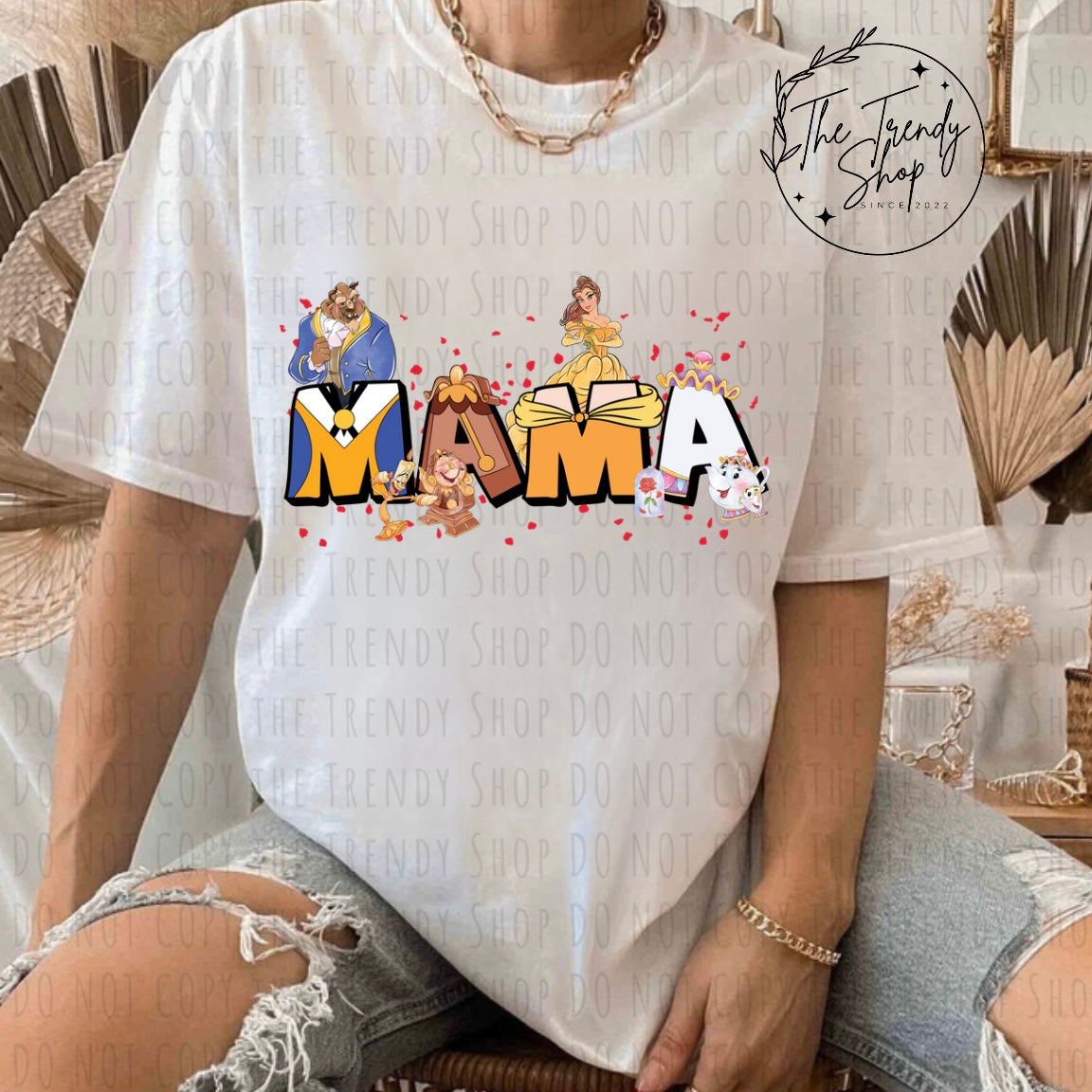 CHARACTER MAMA TEE OR CREW