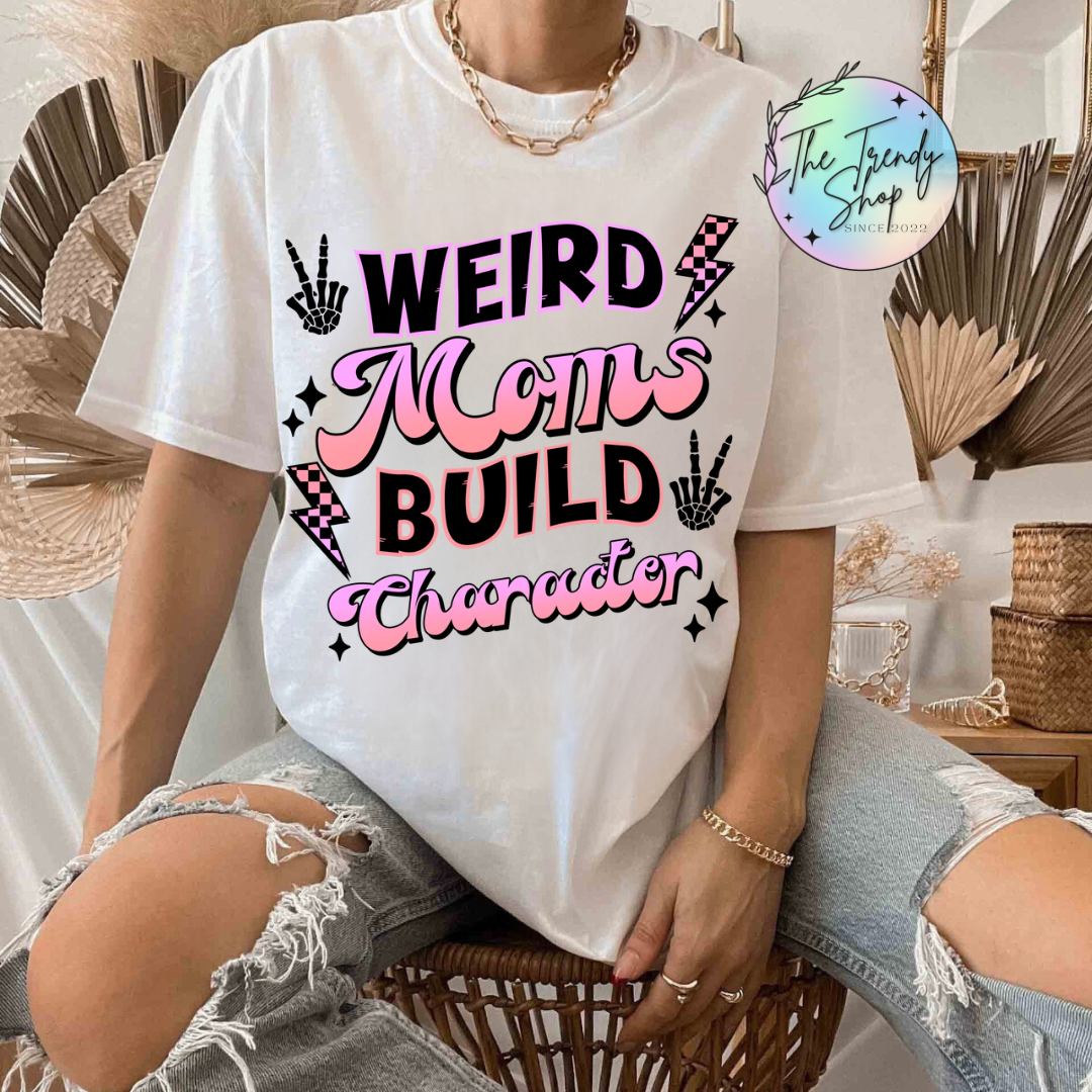 WEIRD MOM TEE OR CREW