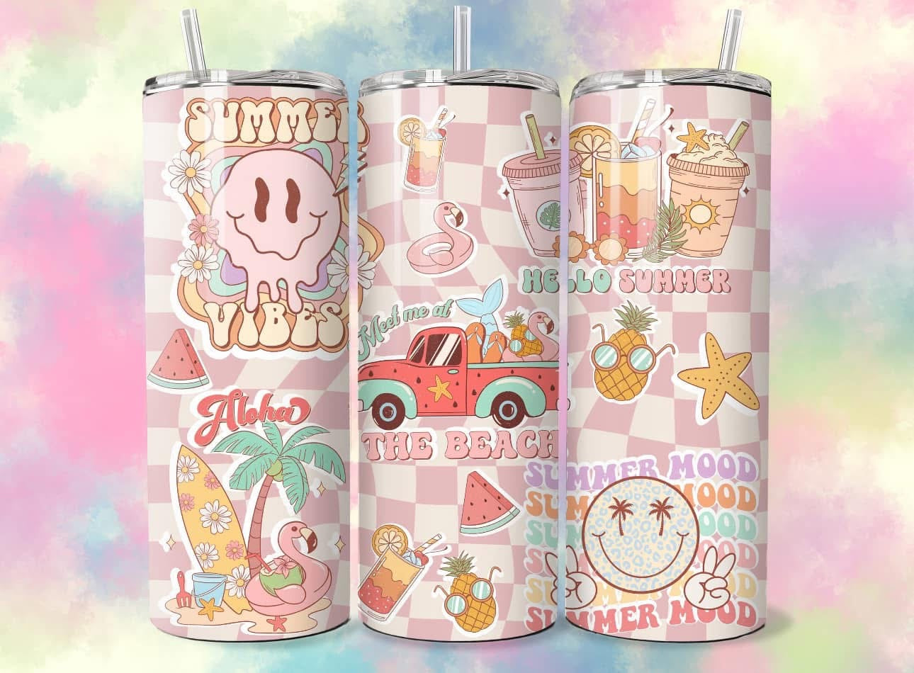 SUMMER VIBES TUMBLER CUP
