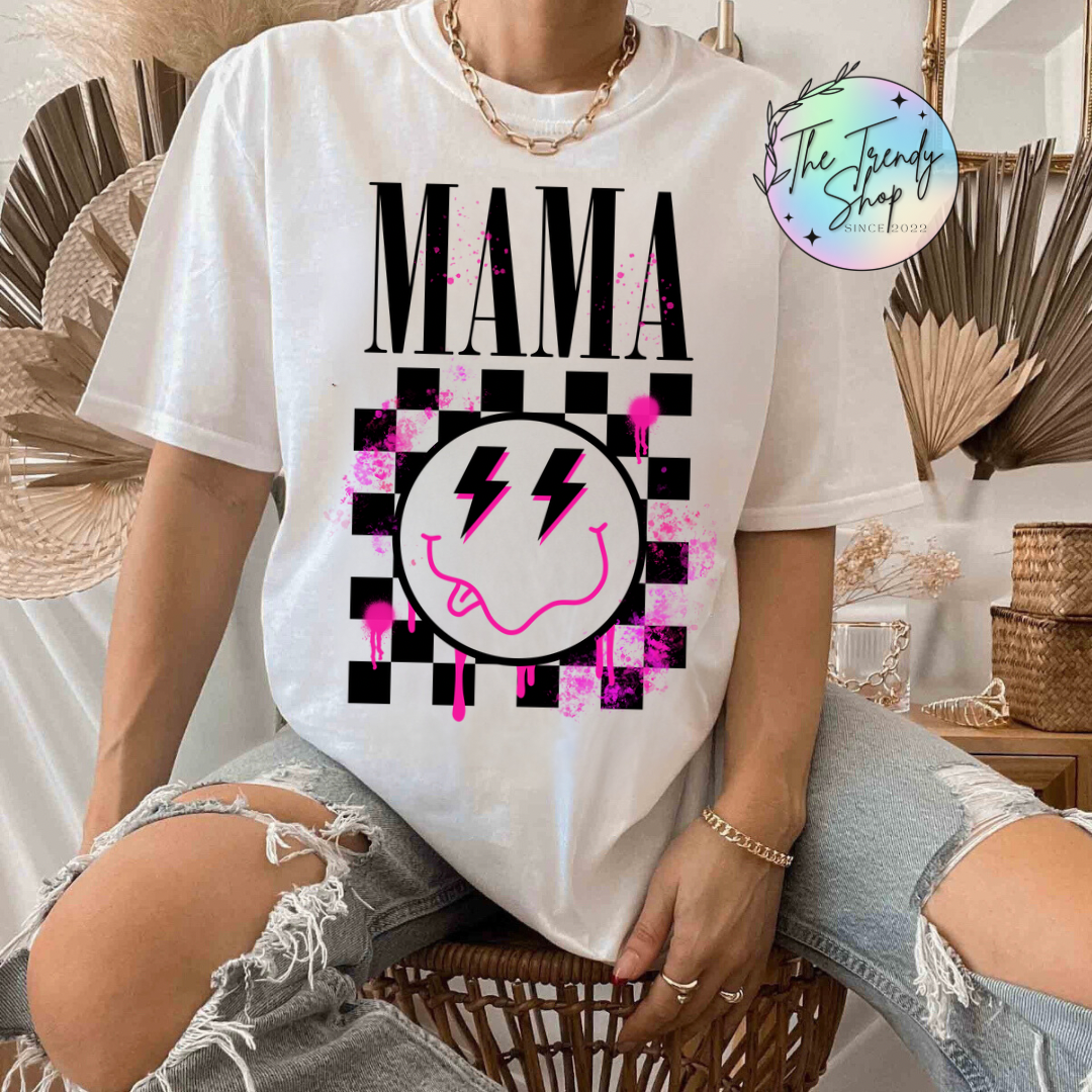 TRIPPY MAMA TEE OR CREW