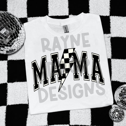 MAMA LIGHTNING CHECK TEE OR TANK