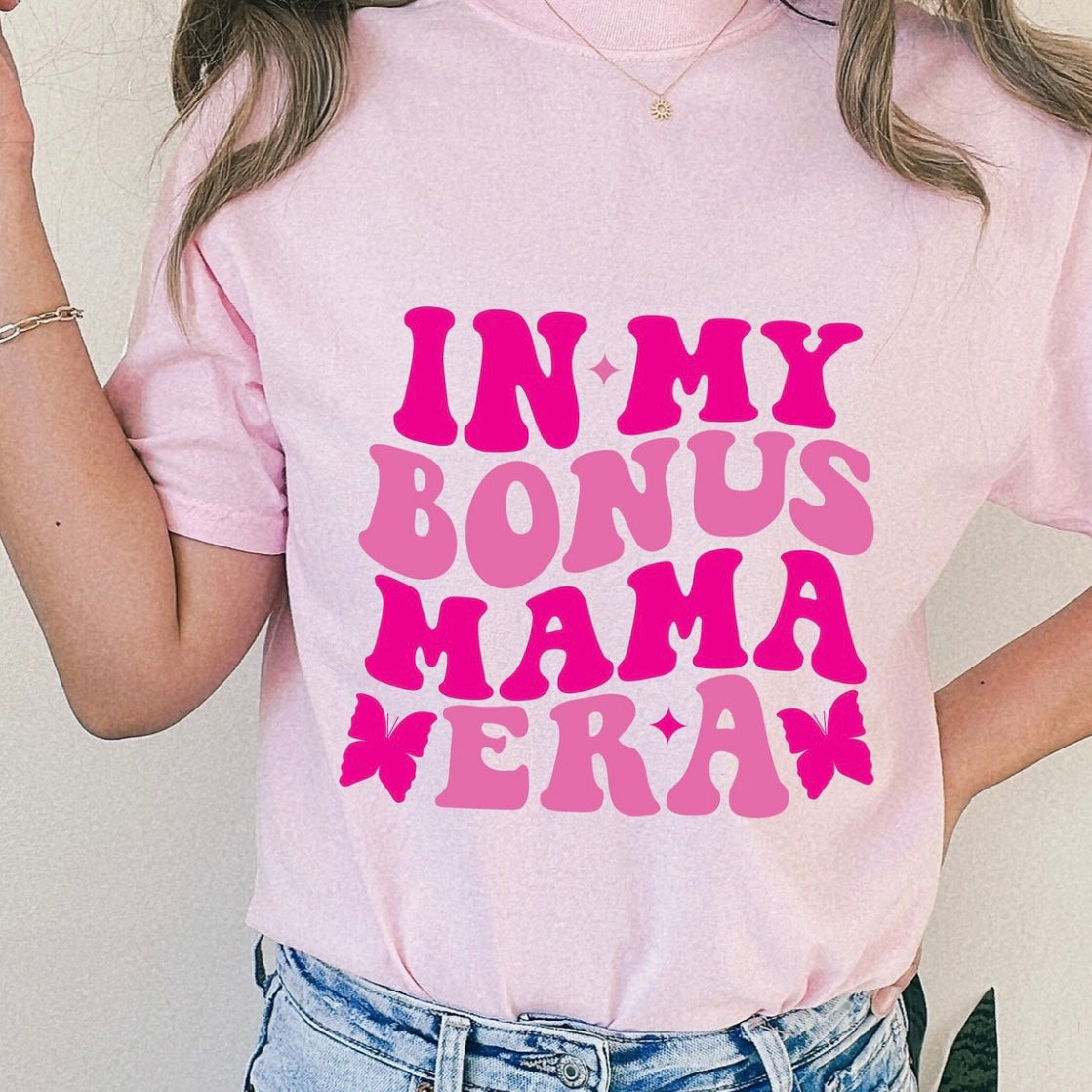 PINK BONUS MAMA ERA TEE OR TANK