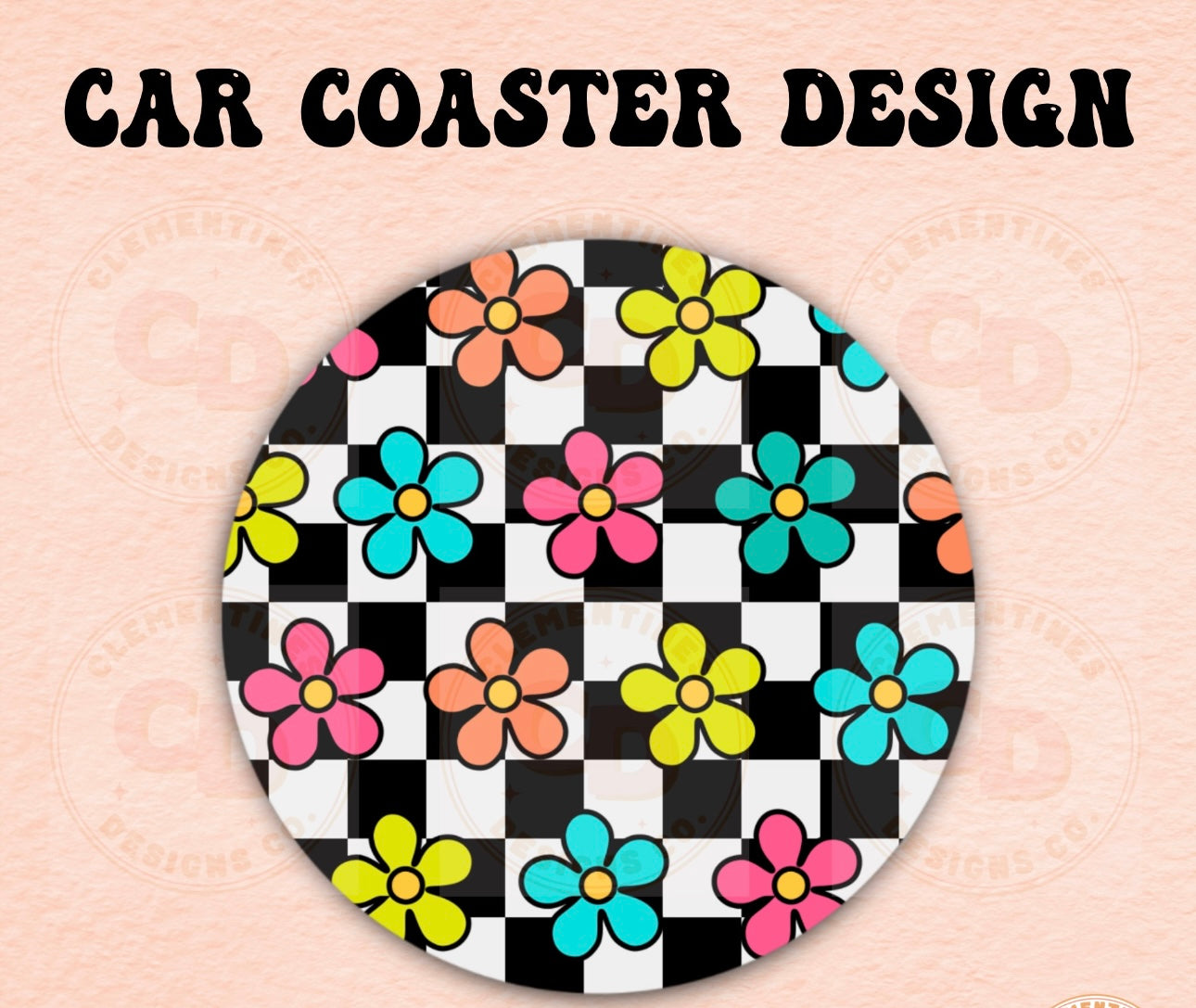 RETOR FLOWER CUP COASTER SET