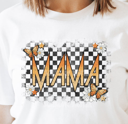 CHECKER MAMA TEE