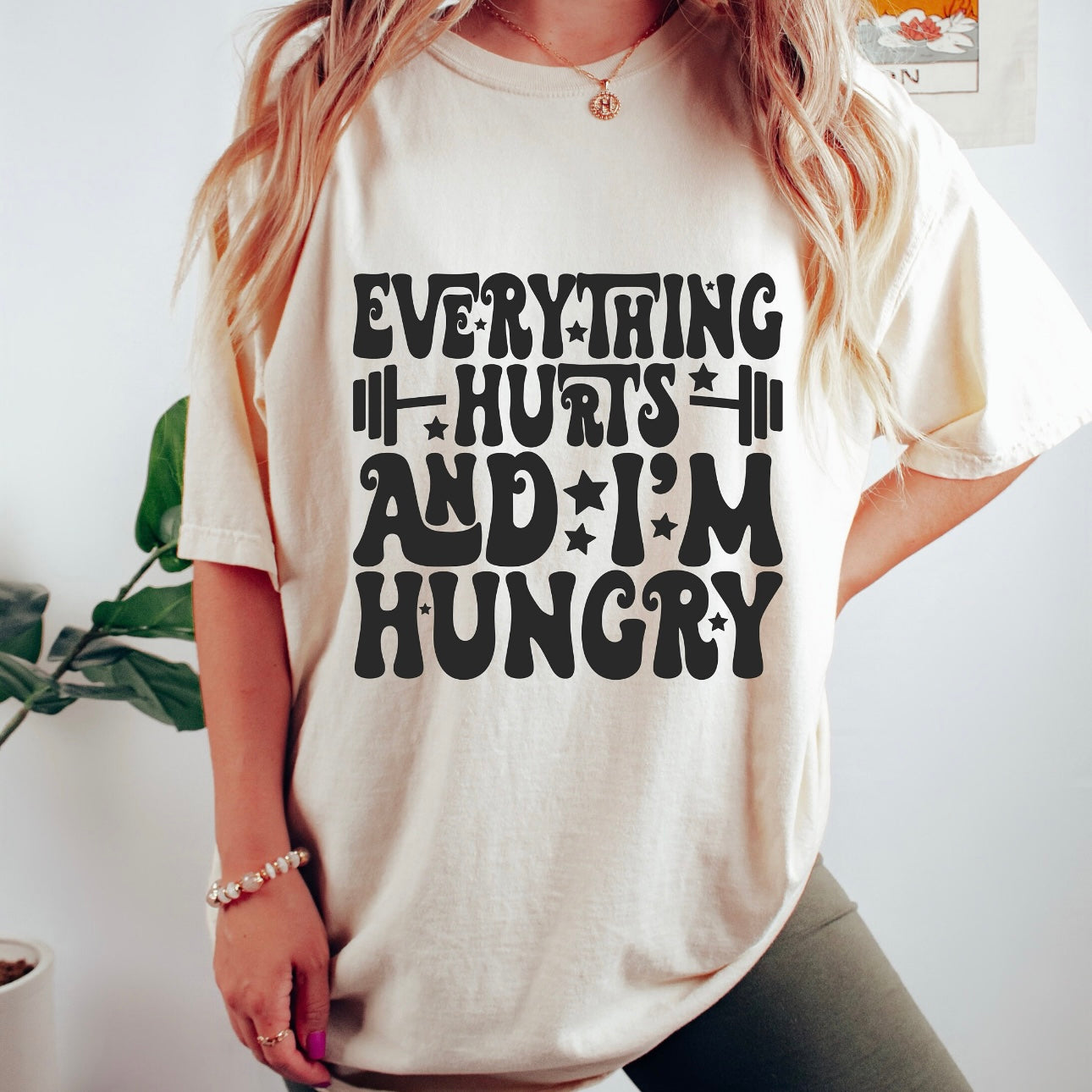 EVERYTHING HURTS GYM TEE OR CREW