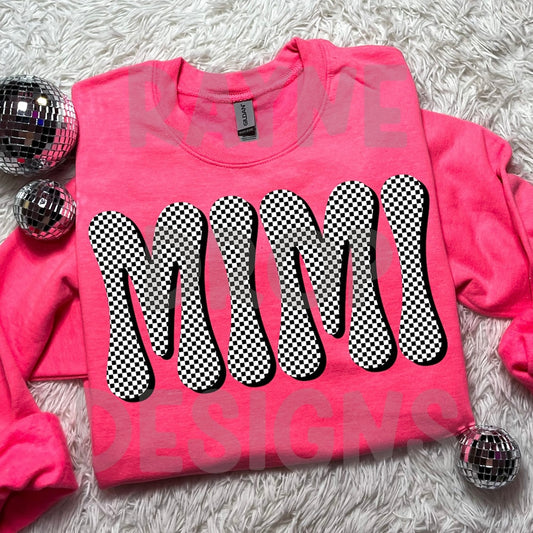 RETRO CHECKER MIMI TEE