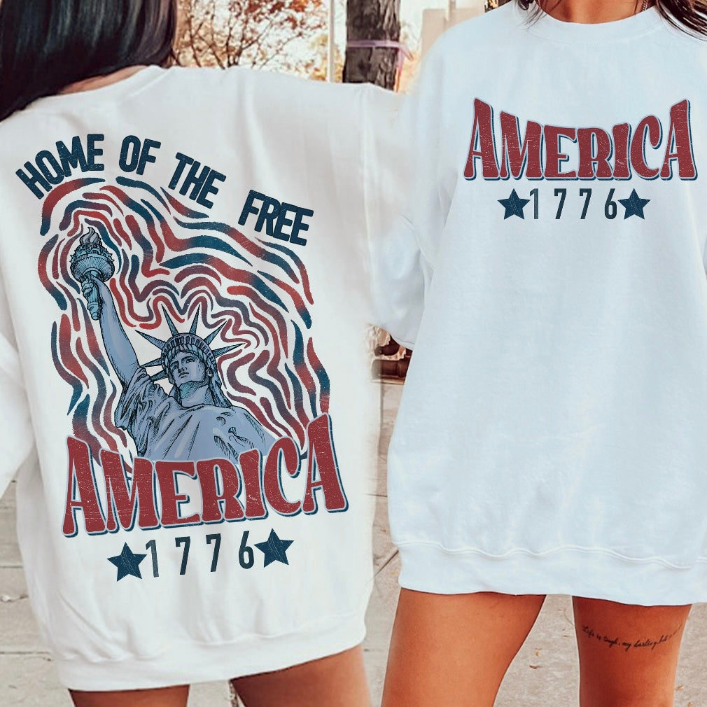 AMERICA 1776 TEE OR CREW