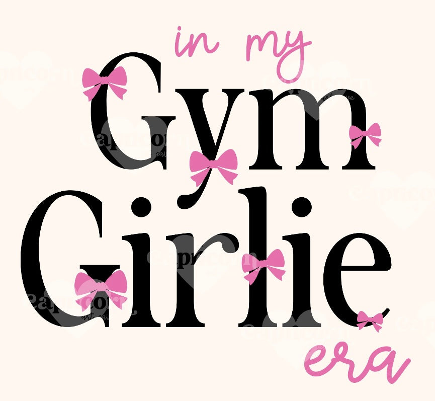 GUN GIRLIE ERA GYM TEE OR CREW