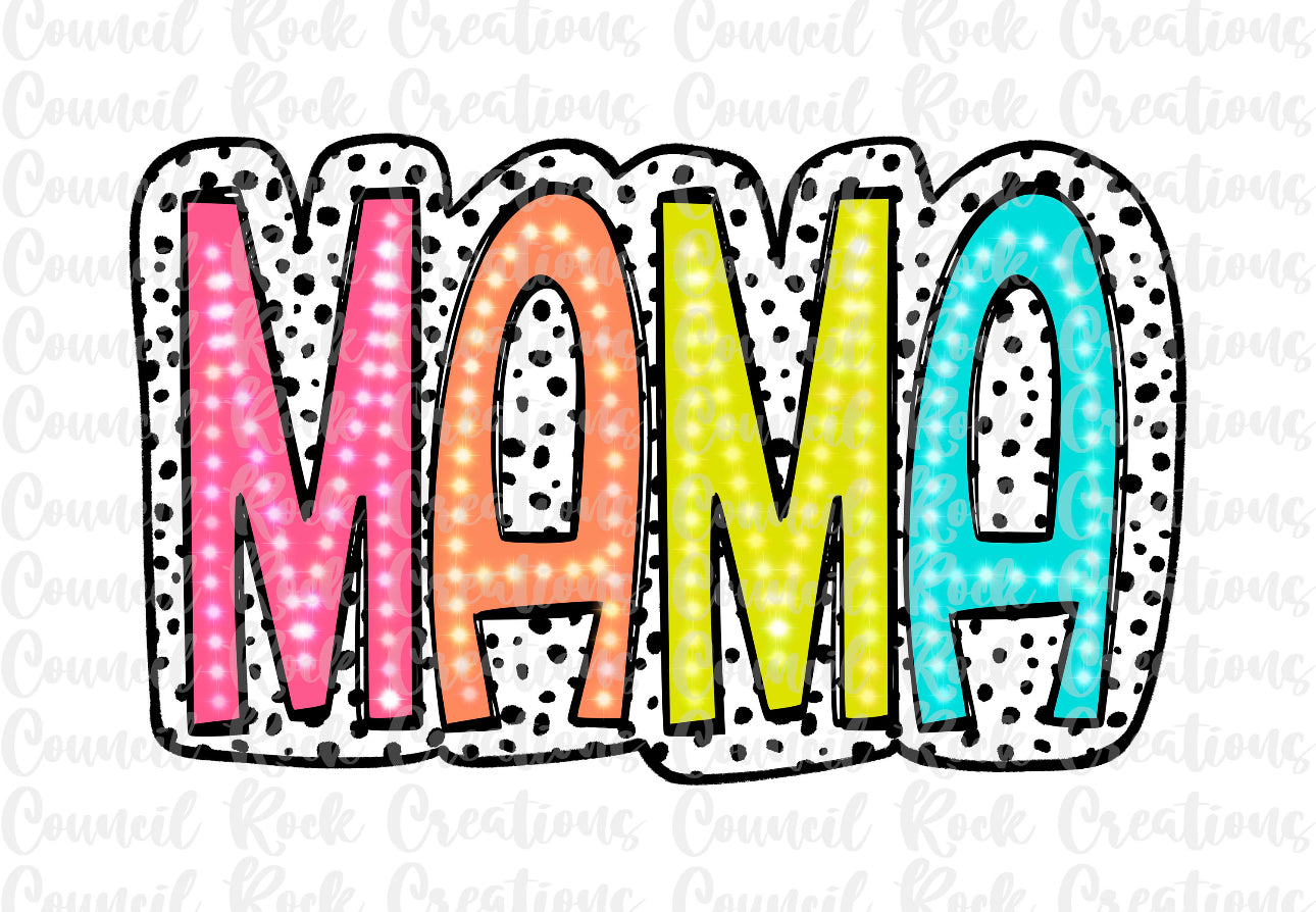 DOODLE MAMA TEE OR CREW