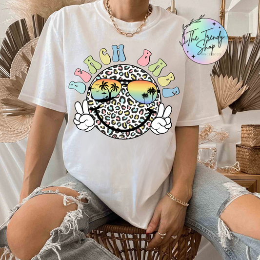 BEACH BABE TEE OR CREW