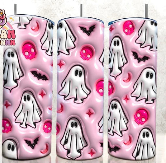 GHOST PUFFY TUMBLER CUP