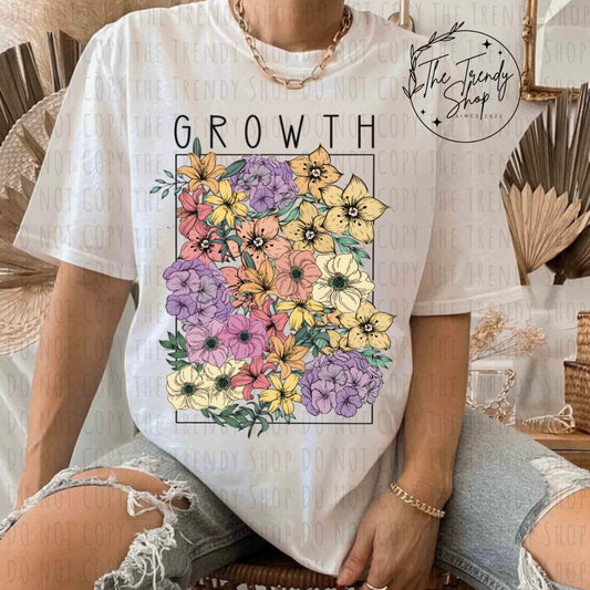 GROWTH TEE OR CREW