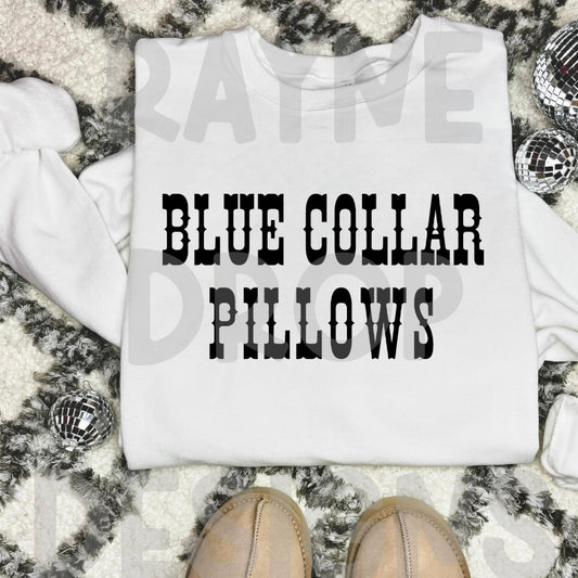 BLUE COLLAR PILLOWS 1 TEE OR TANK