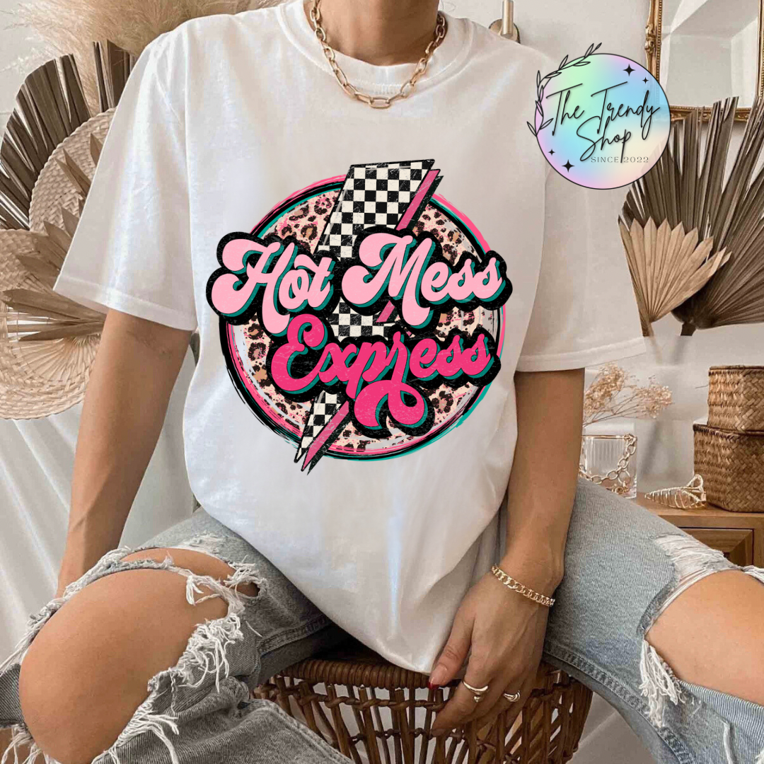 HOT MESS EXPRESS TEE OR CREW