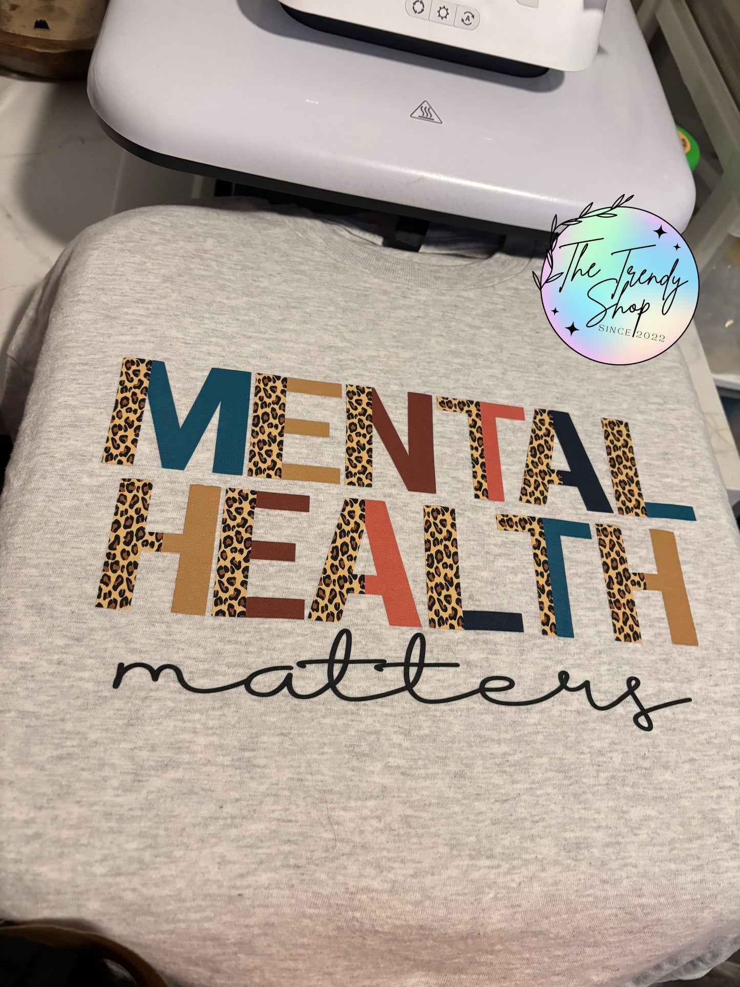 PRINTED MENTAL HEALTH MATTERS TEE OR CREW