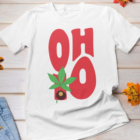 OHIO STATE PRINTED CREW OR TEE