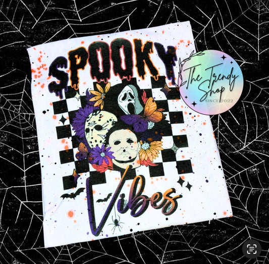 SPOOKY VIBES SPLATTER CREW (DTF PRINTED LOGO THIS YEAR!!)