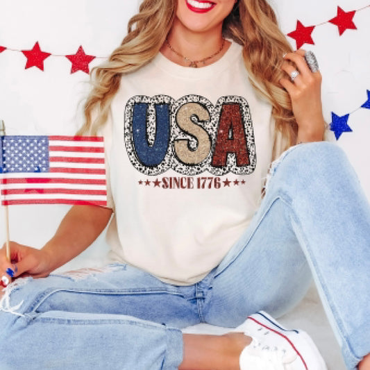 USA TEE OR CREW