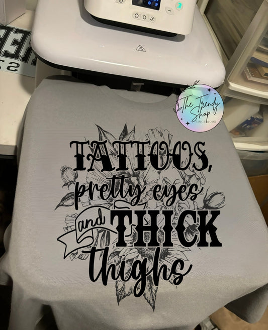 TATTOOS PRETTY THIGHS TEE