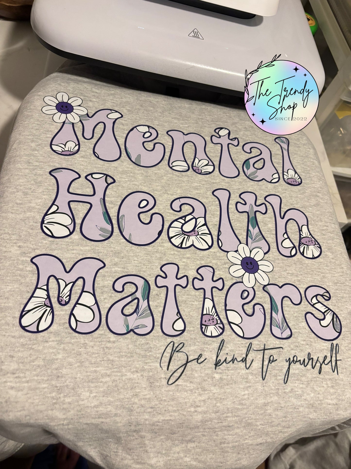 PRINTED MENTAL HEALTH MATTERS TEE OR CREW