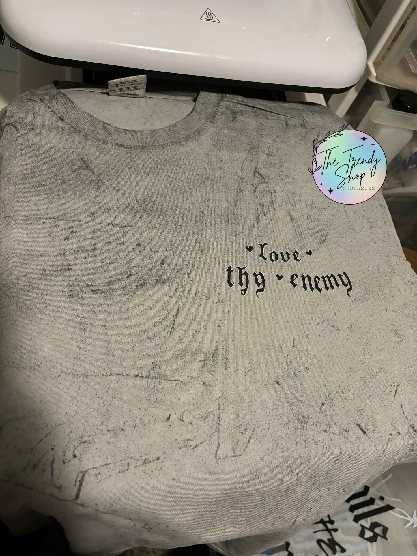 LOVE THY ENEMY COMFORT COLOR TEE