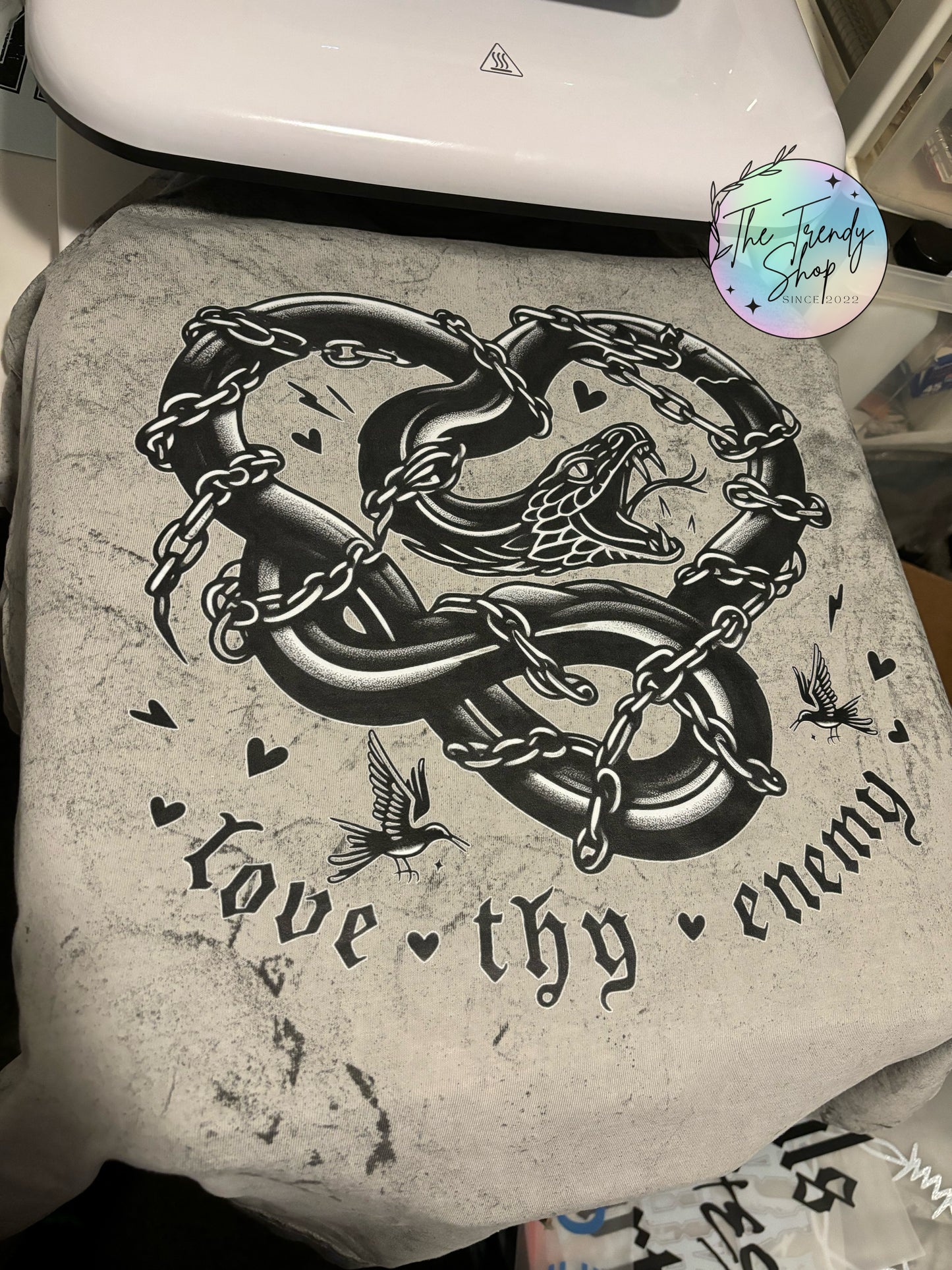 LOVE THY ENEMY COMFORT COLOR TEE