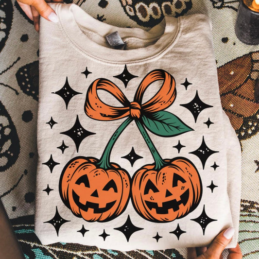 SPOOKY PUMPKINS TEE OR CREW