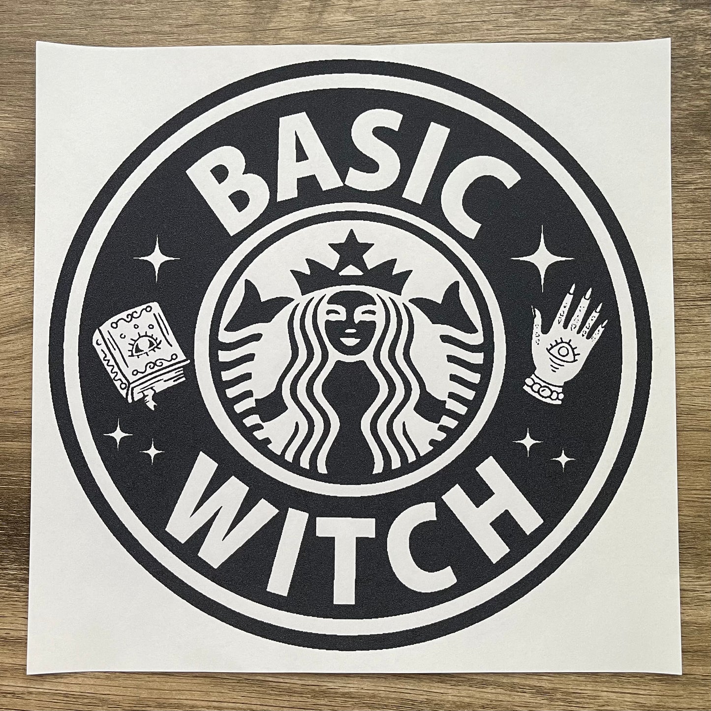 BASIC WITCH BLACK LOGO TEE