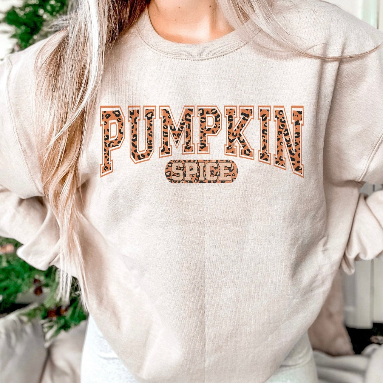 PUMPKIN SPICE CREW OR TEE