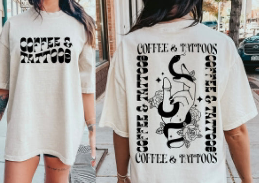 COFFEE & TATTOOS TEE