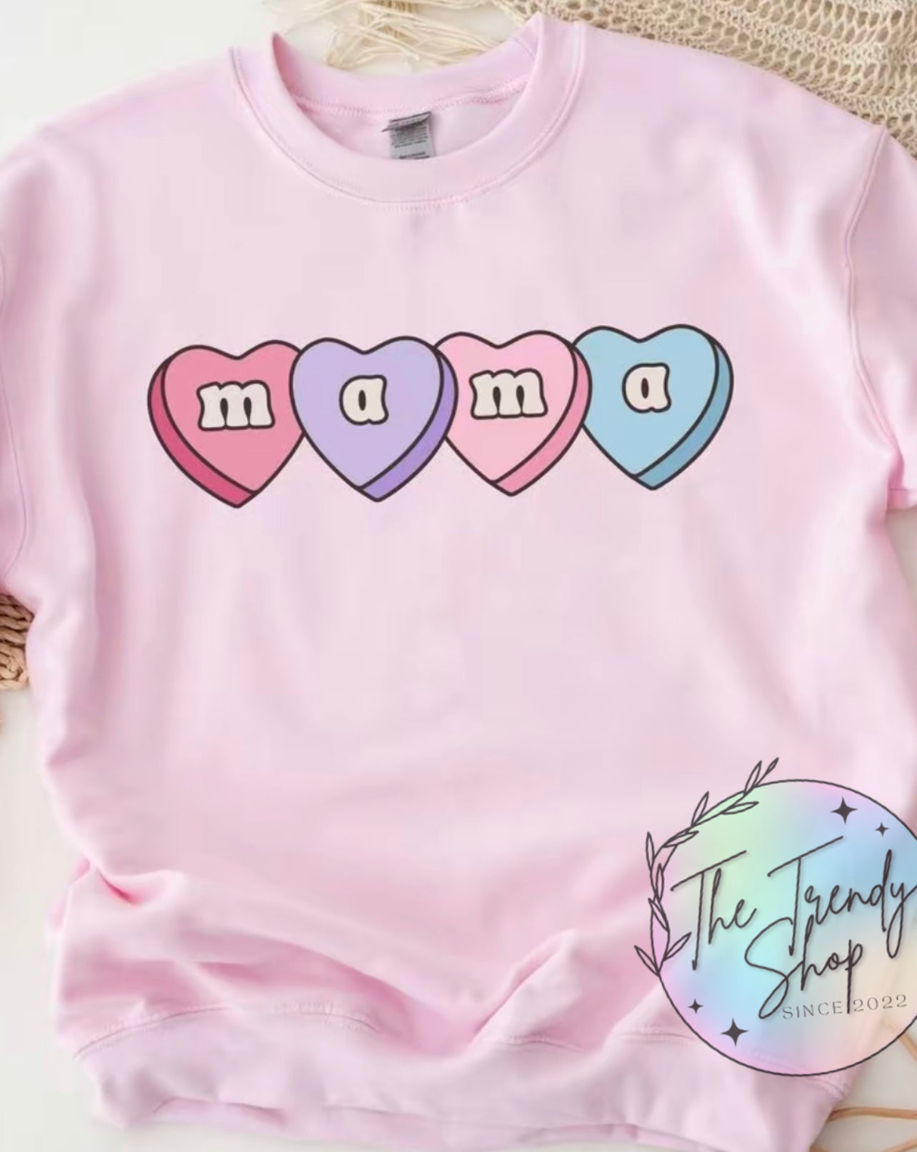 PASTEL THEME MAMA TEE (logo printed on tee)