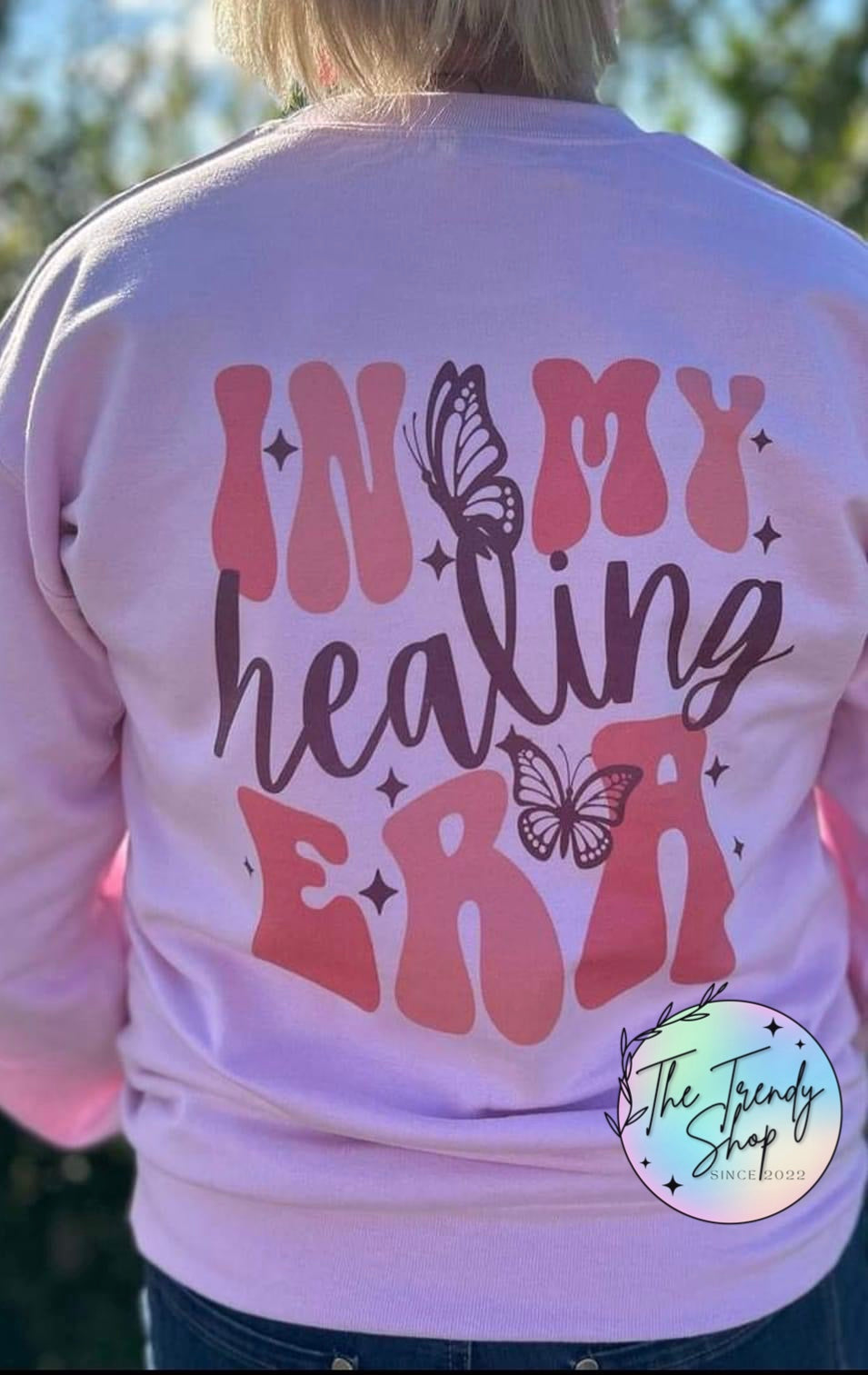 TTS IN MY HEALING ERA TEE OR CREW 🦋✨