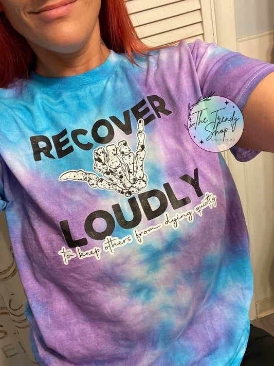 RECOVER LOUDLY TEE