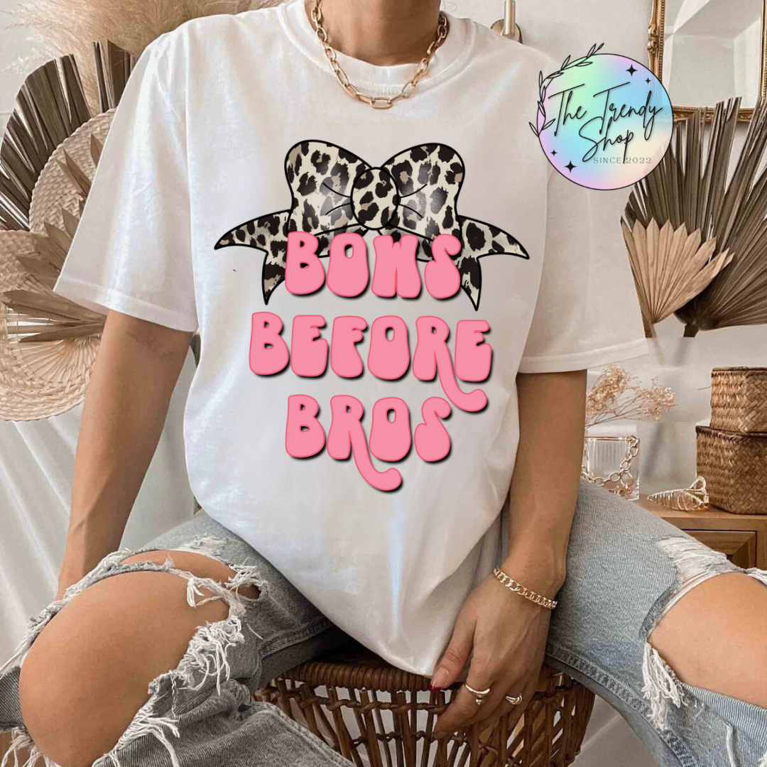 BOWS BEFORE BROWS TEE OR CREW