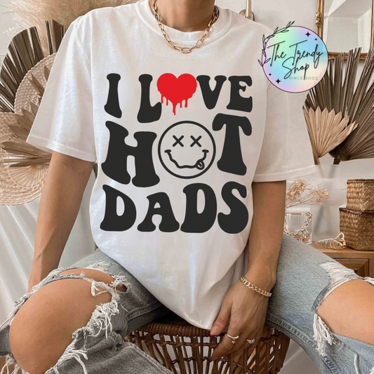 HOT DADS TEE OR CREW