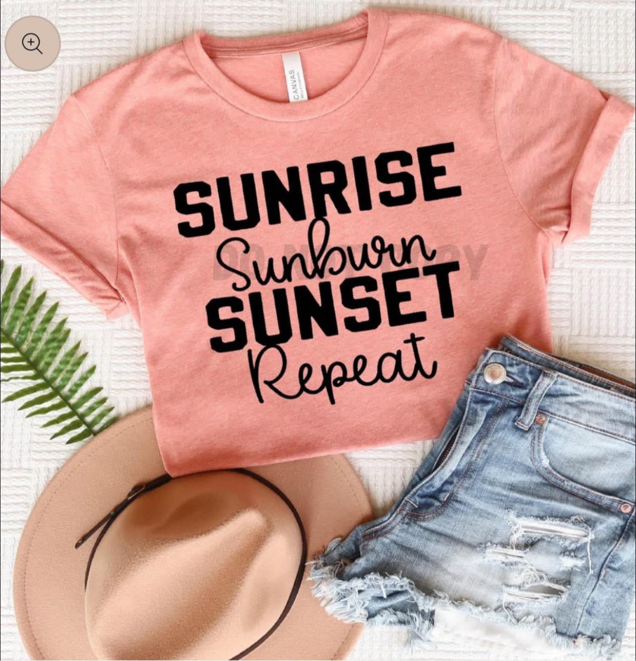 SUNRISE SUNBURN TEE