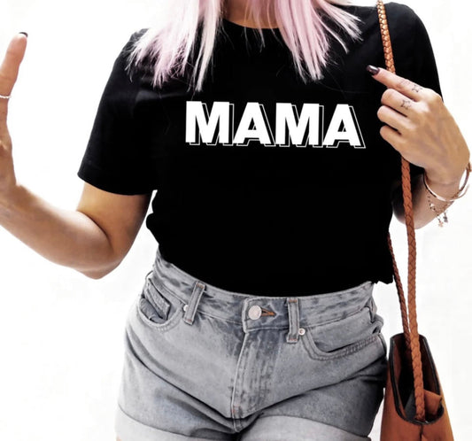 MAMA BLOCK TEE