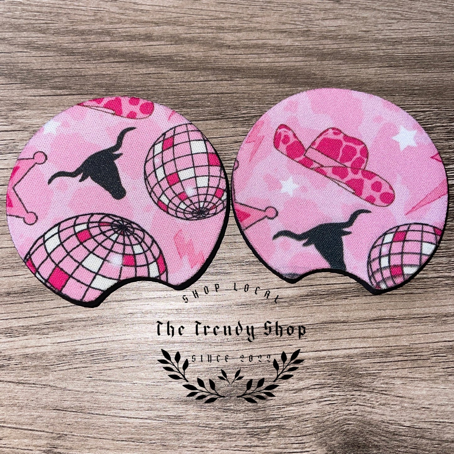 DISCO COWGIRL CUP COASTER SET