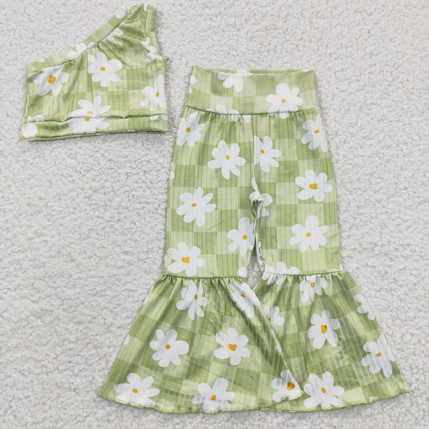 Green flower romp