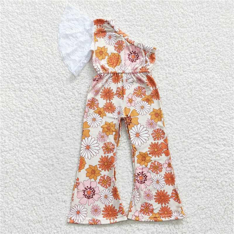 Orange flower romp